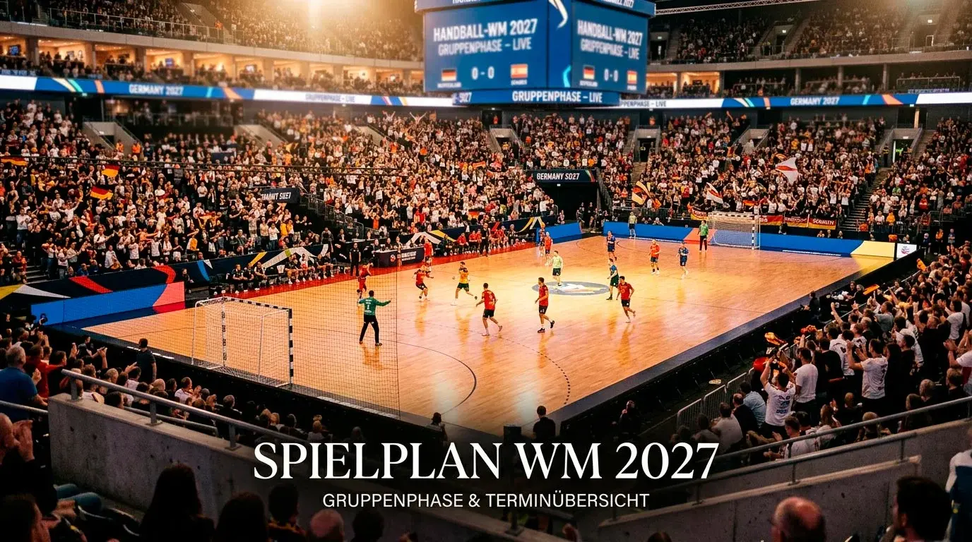 Handball-WM 2027 Spielplan — Turnierformat und Spielorte im Überblick