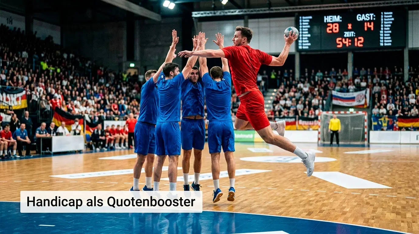 Handicap-Wetten bei der Handball-WM — Strategie für Favoritenspiele